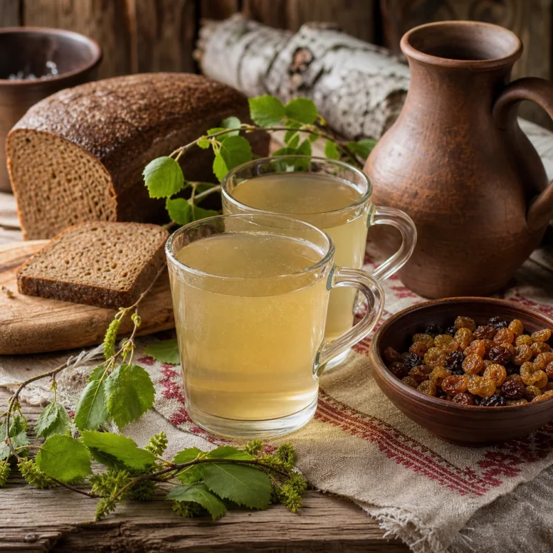 Gambar resep Kvass Getah Birch Berezovik