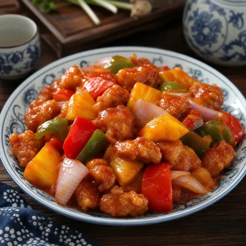 Gambar resep Babi Asam Manis