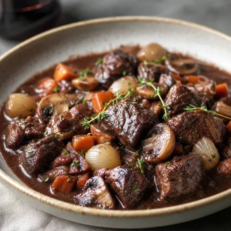Gambar resep Boeuf Bourguignon
