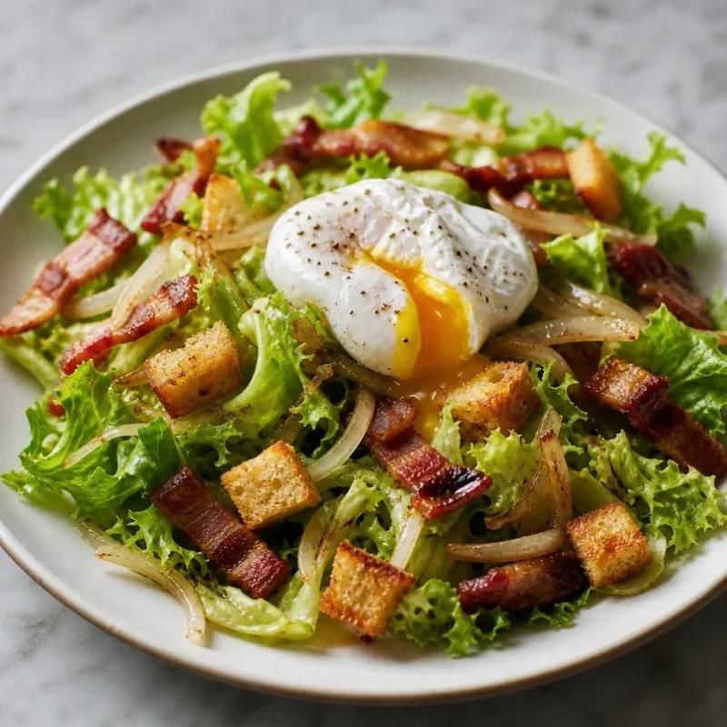 Gambar resep Salade Lyonnaise