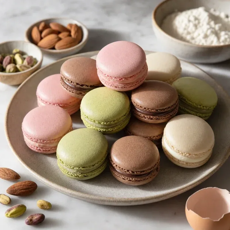 Gambar resipi Macaron Perancis