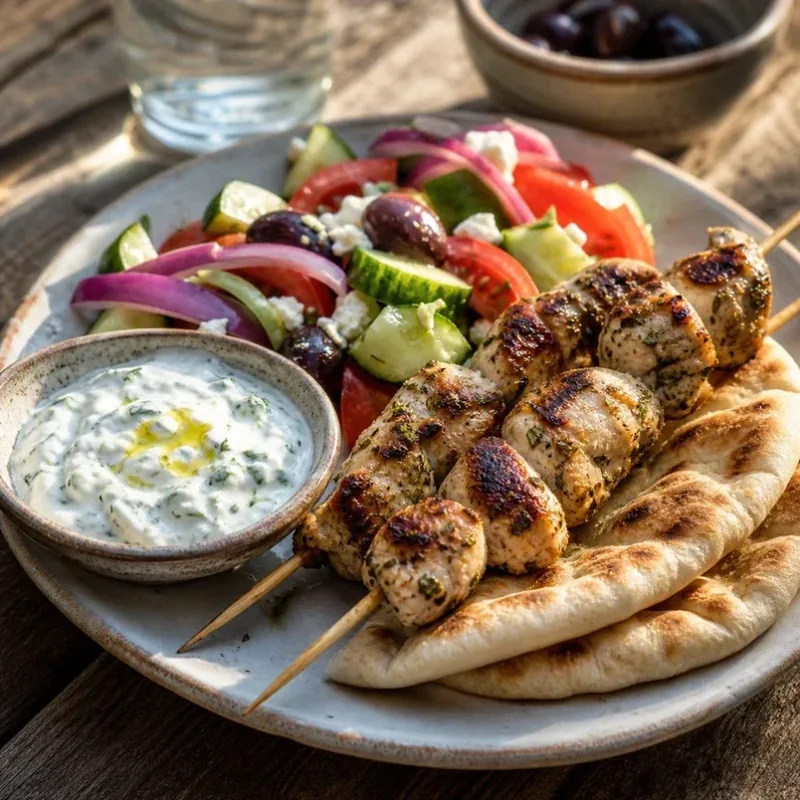 Gambar resipi Souvlaki