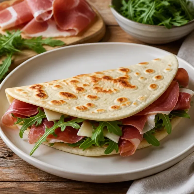 Gambar resipi Piadina Romagnola