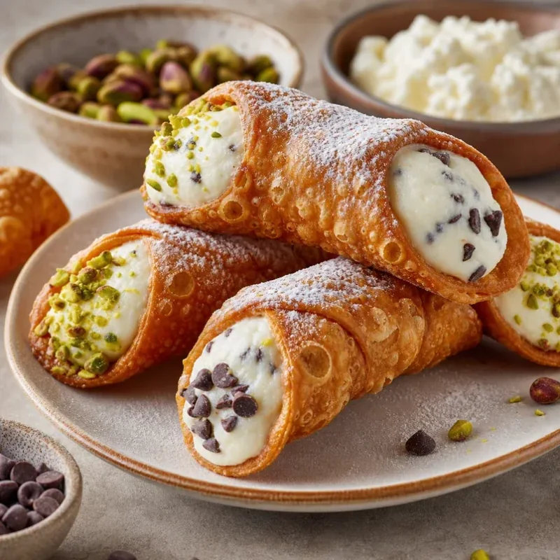 Gambar resep Cannoli Sisilia