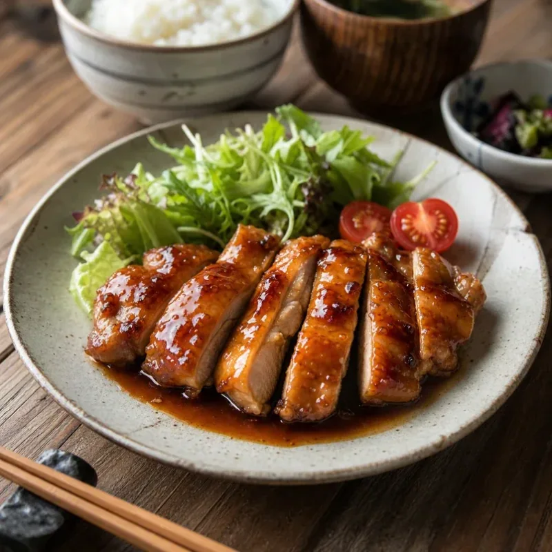 Gambar resipi Ayam Teriyaki