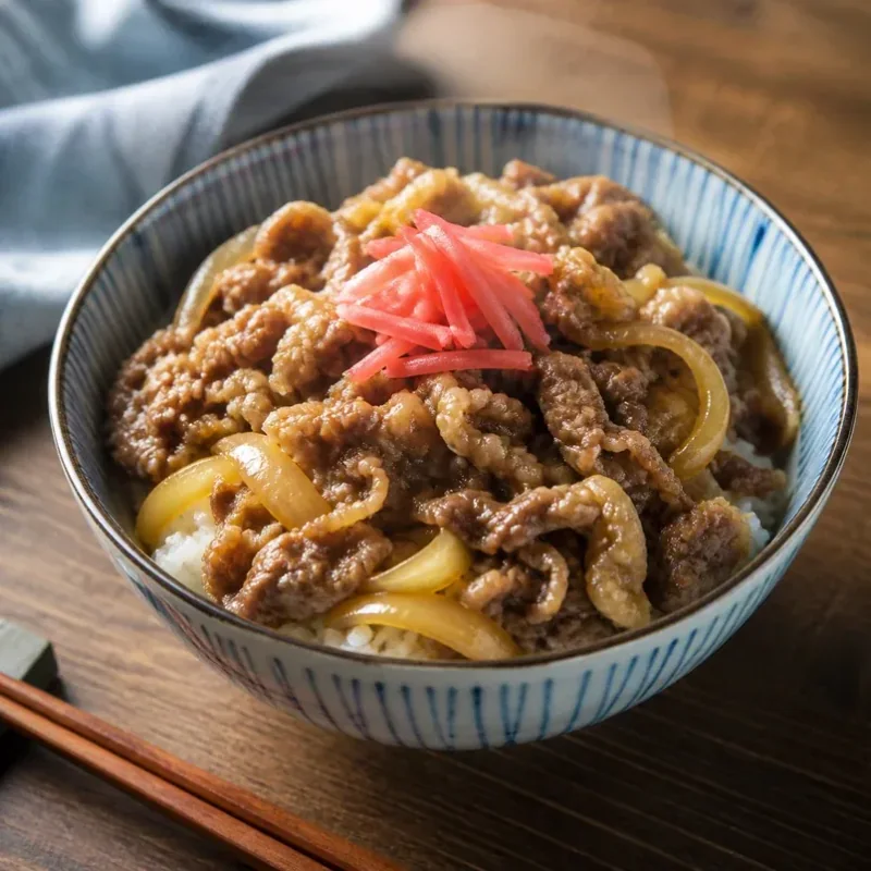 Gambar resipi Gyudon