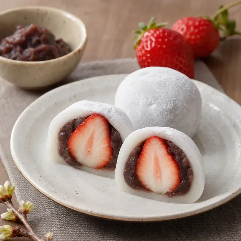 Gambar resipi Ichigo Daifuku