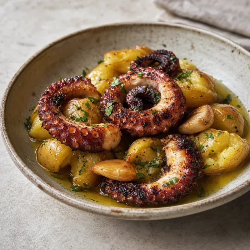 Gambar resep Polvo à Lagareiro