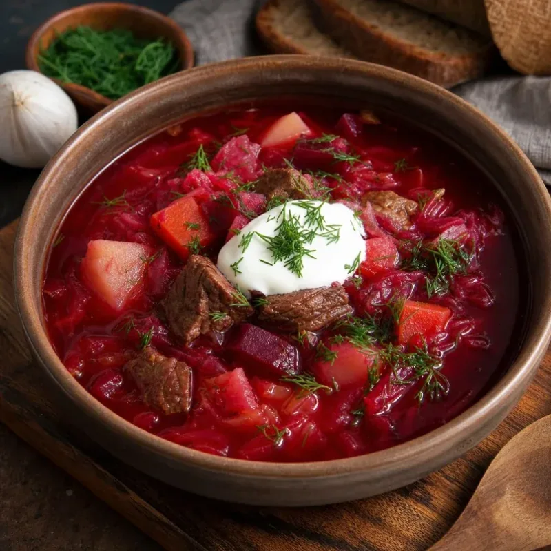 Imagen de Borsch ruso de ternera