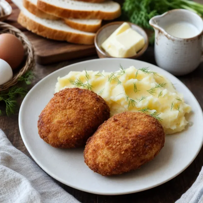 Gambar resep Perkedel Ayam Pozharsky