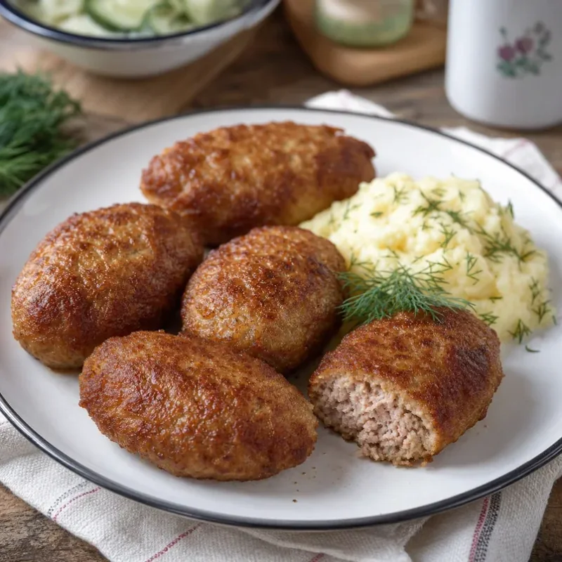 Gambar resep Perkedel Daging Rusia