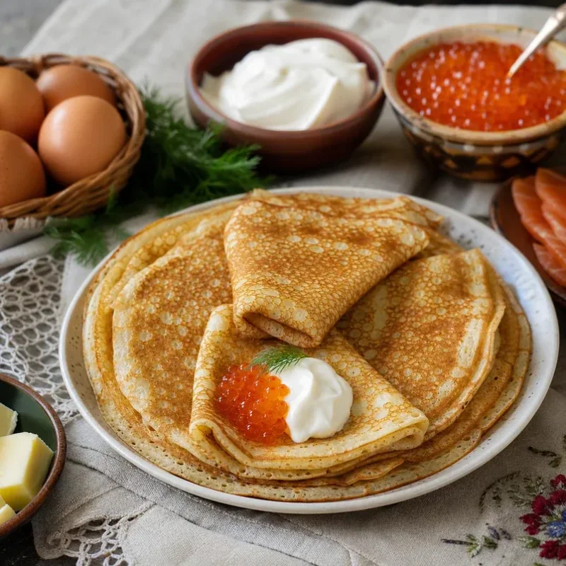 Gambar resep Blini Rusia