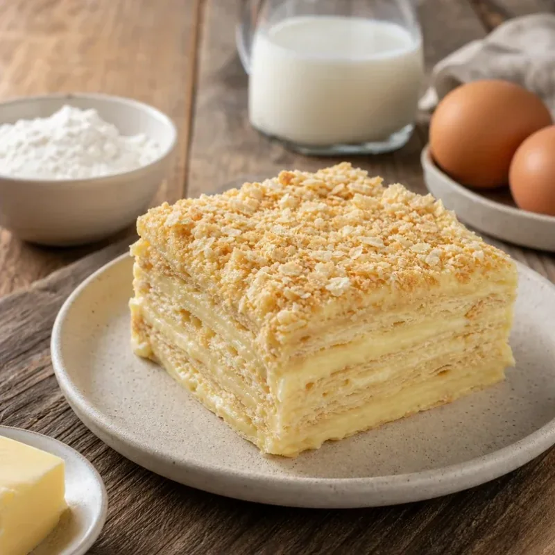 Gambar resep Kue Napoleon Rusia