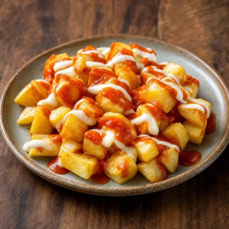 Gambar resep Patatas Bravas