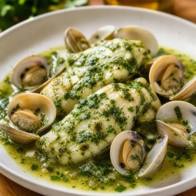 Gambar resipi Merluza en Salsa Verde