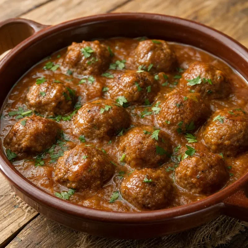Gambar resep Albóndigas en Salsa Española
