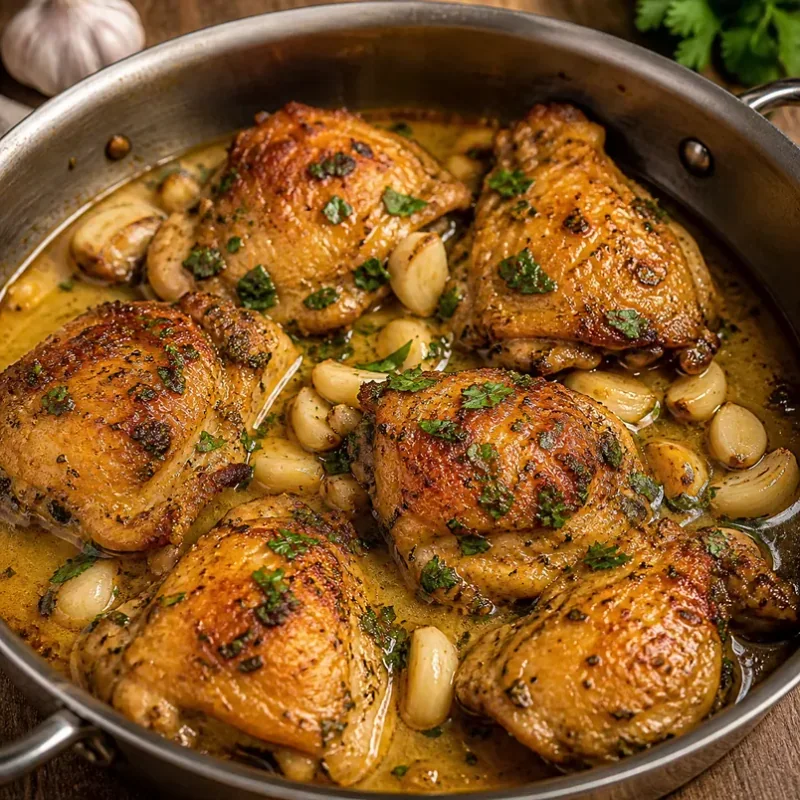 Gambar resipi Pollo al Ajillo