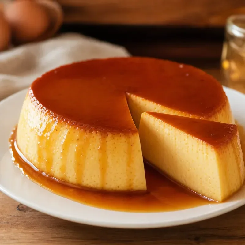 Gambar resep Flan Telur Spanyol