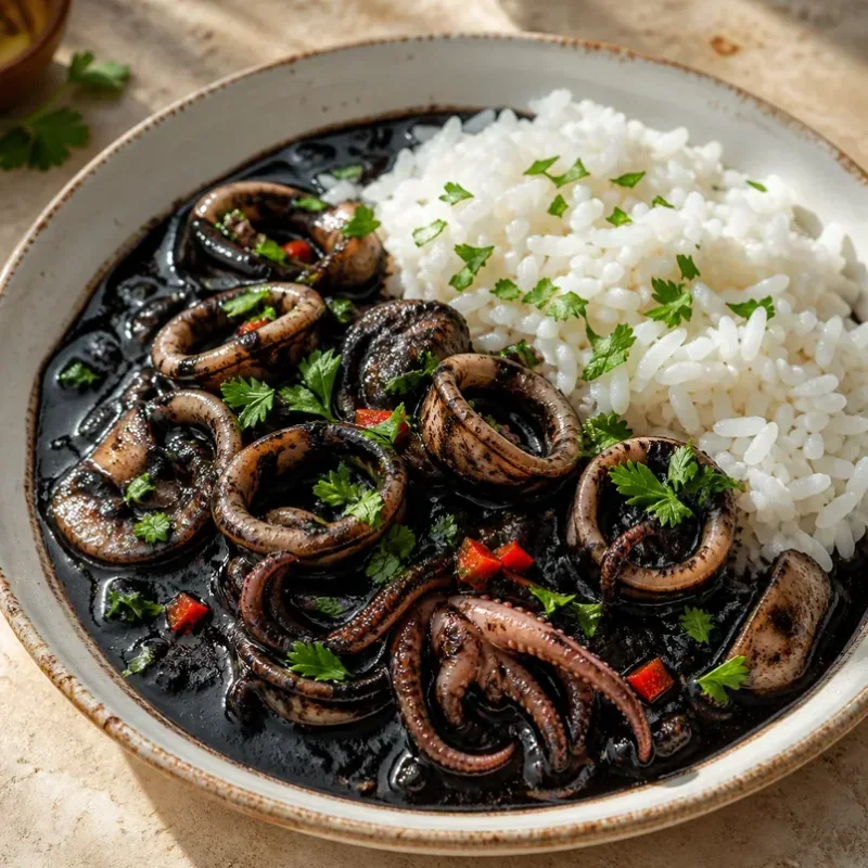 Gambar resep Calamares en su Tinta
