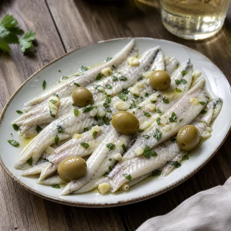 Gambar resipi Boquerones en Vinagre