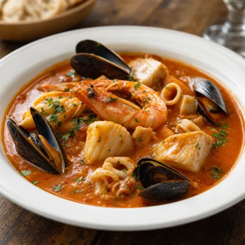 Gambar resep Sopa de Marisco