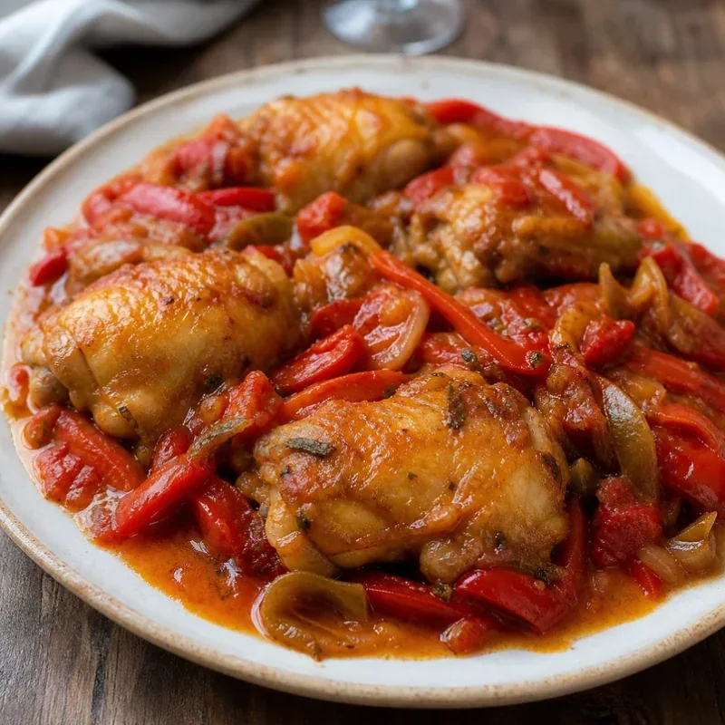 Gambar resep Pollo al Chilindrón