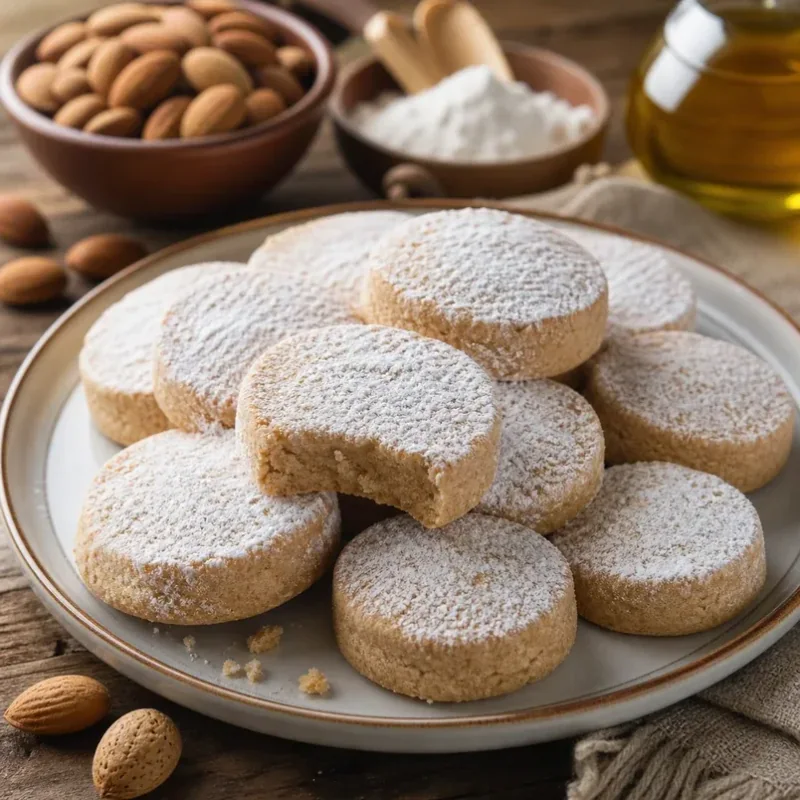Gambar resipi Polvorones