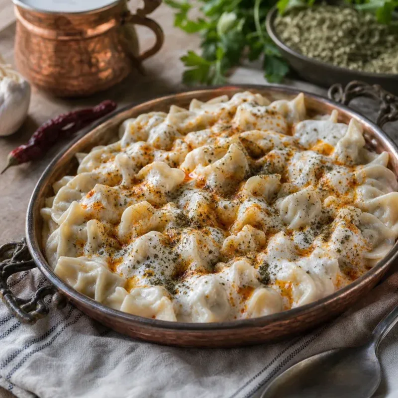 Gambar resep Mantı Turki