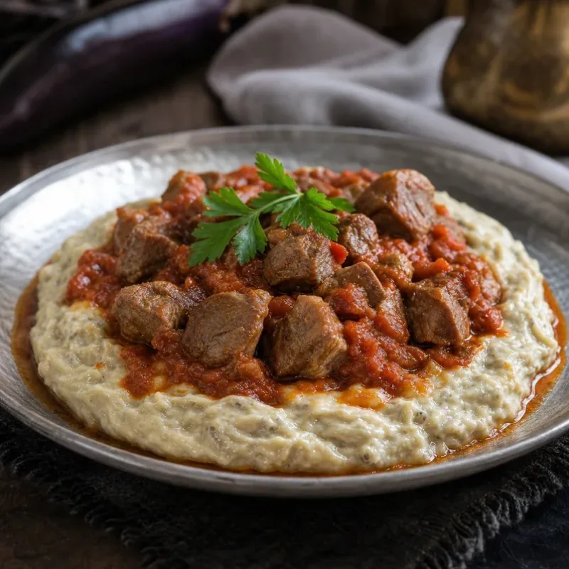Gambar resep Hünkar Beğendi