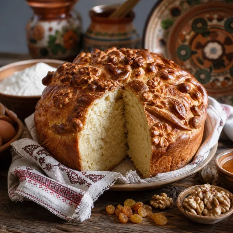 Gambar resep Korovai Ukraina