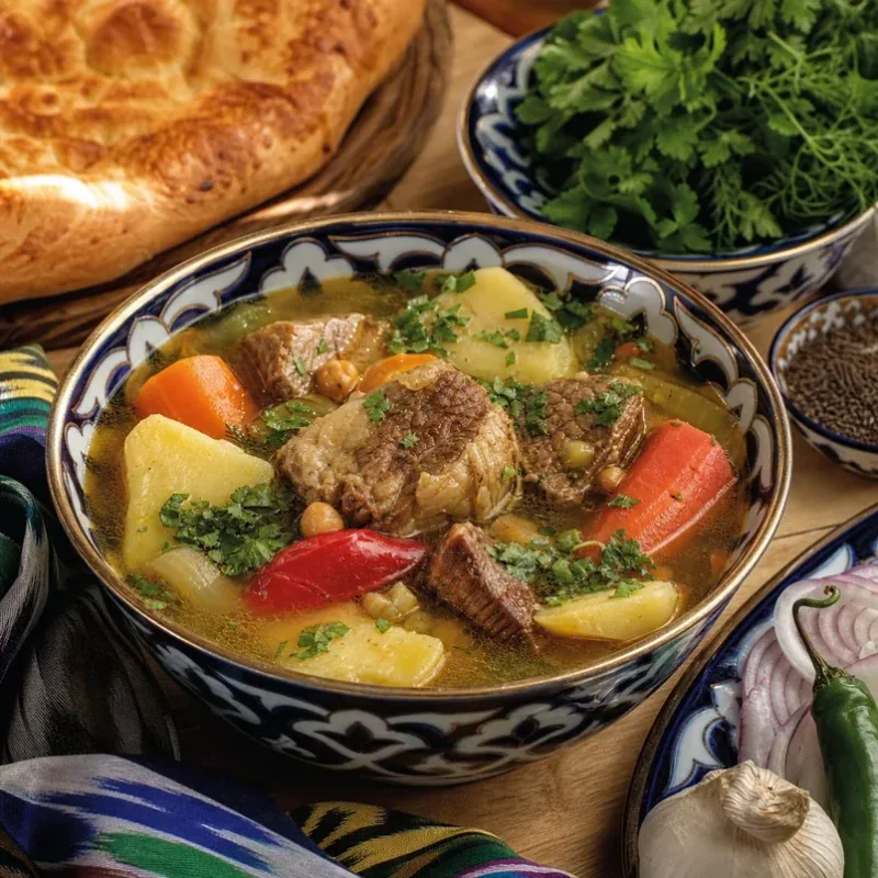 Gambar resep Shurpa Uzbekistan